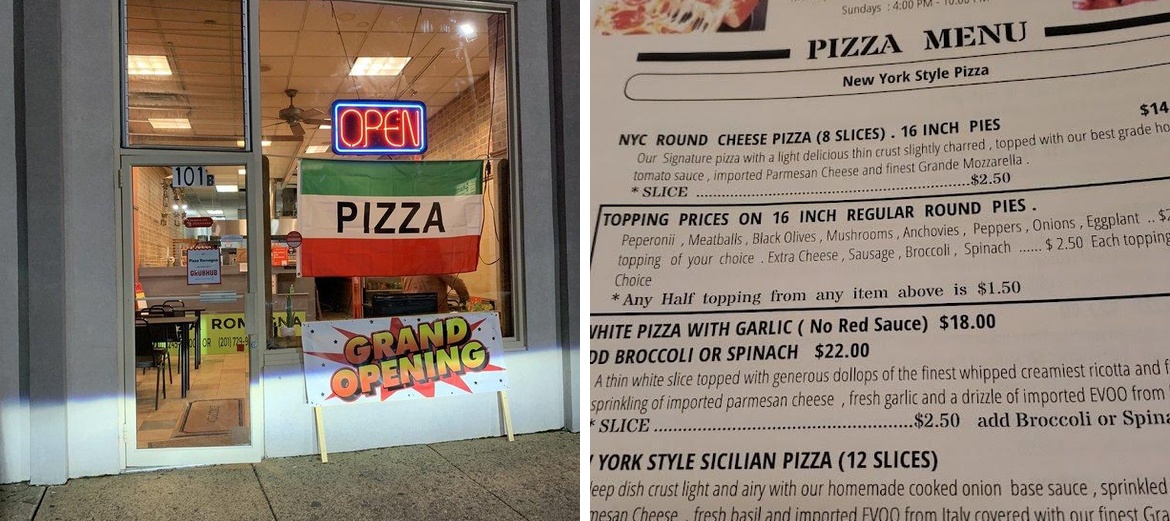 Pizza Romagna Menu